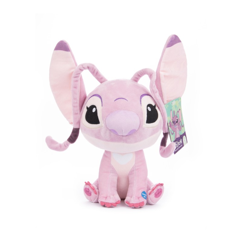 PTS - Stitch Peluche Rosa Angel 35cm. con Suono - 9434