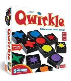 Qwirkle - Gioco da Tavolo Strategico per Famiglia, 2-4 Giocatori, Età 7+, 45 Minuti di Divertimento, MS Edizioni