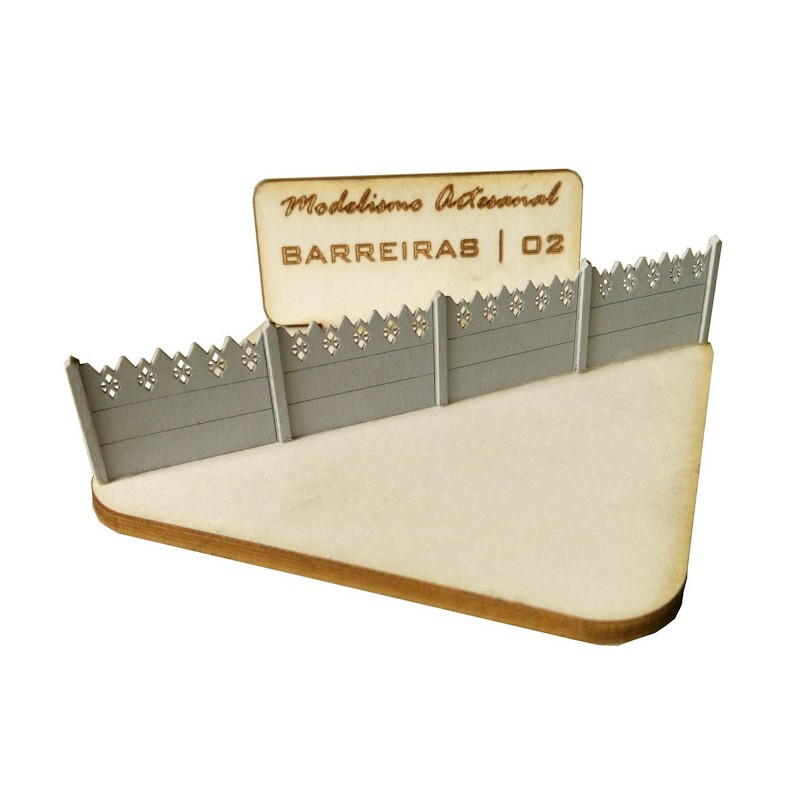 Recinzione chiusa in cemento. MODELISMO ARTESANAL MA_ACCESS_02