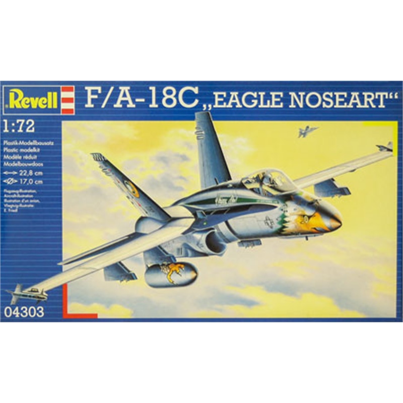 REVELL AEREO F/A-18C EAGLE NOSEART 1:72 - [REV04303]