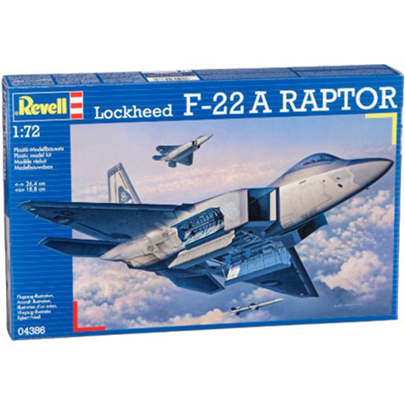 REVELL AEREO LOCKHEED F22 RAPTOR 1:72 - [REV04386]