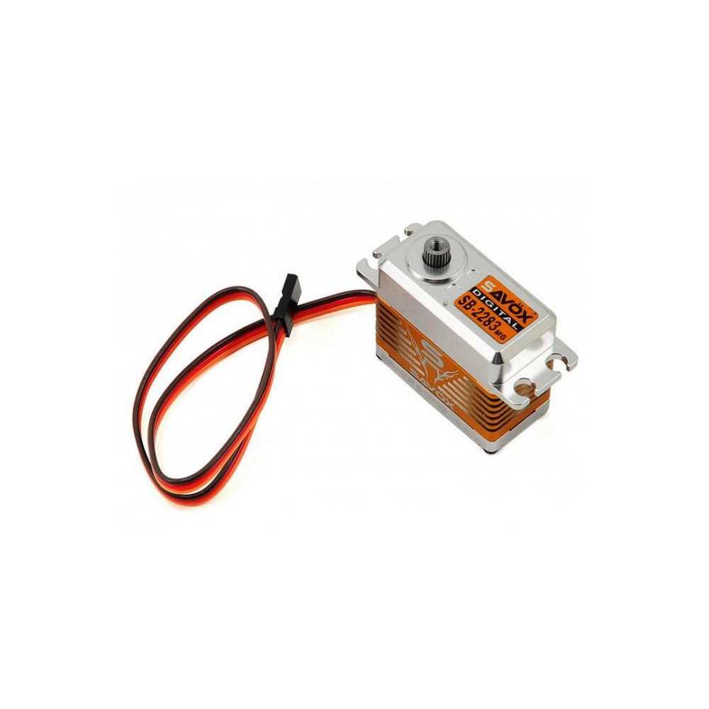 Savox Servocomando SB-2283MG High Speed Brushless Steel Gear Tail Servo High Voltage 7,4V 10Kg (art. SAXSB-2283MG)