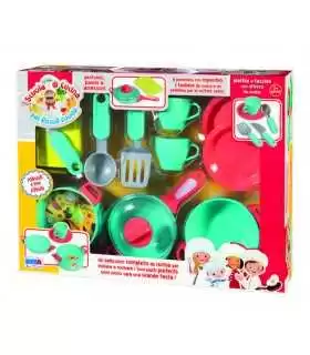 Scuola di Cucina per Piccoli Cuochi - Playset Padella  Pentola e Accessori