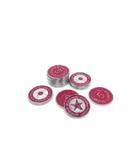 Monete in Metallo da 5 per Scythe - Kit di 15 Monete Strategiche di Ghenos Games, Eleganza per il Tuo Gioco da Tavolo!