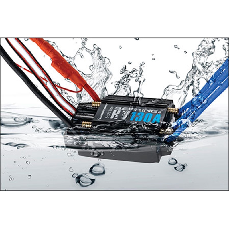 Hobbywing SEAKING V3 130A. HV regolatore elettronico waterproof con raffreddamento ad acqua 30301200 - [SE30301200]
