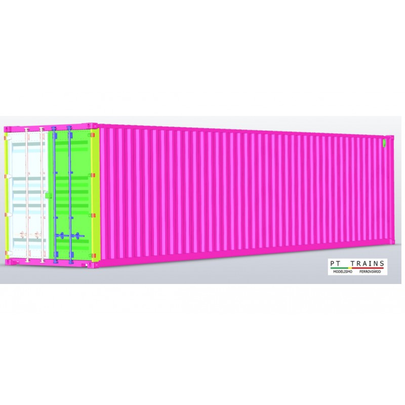 Contenitore HC ''Seaco'' da 40'' (senza decorazione). PT TRAINS 804002