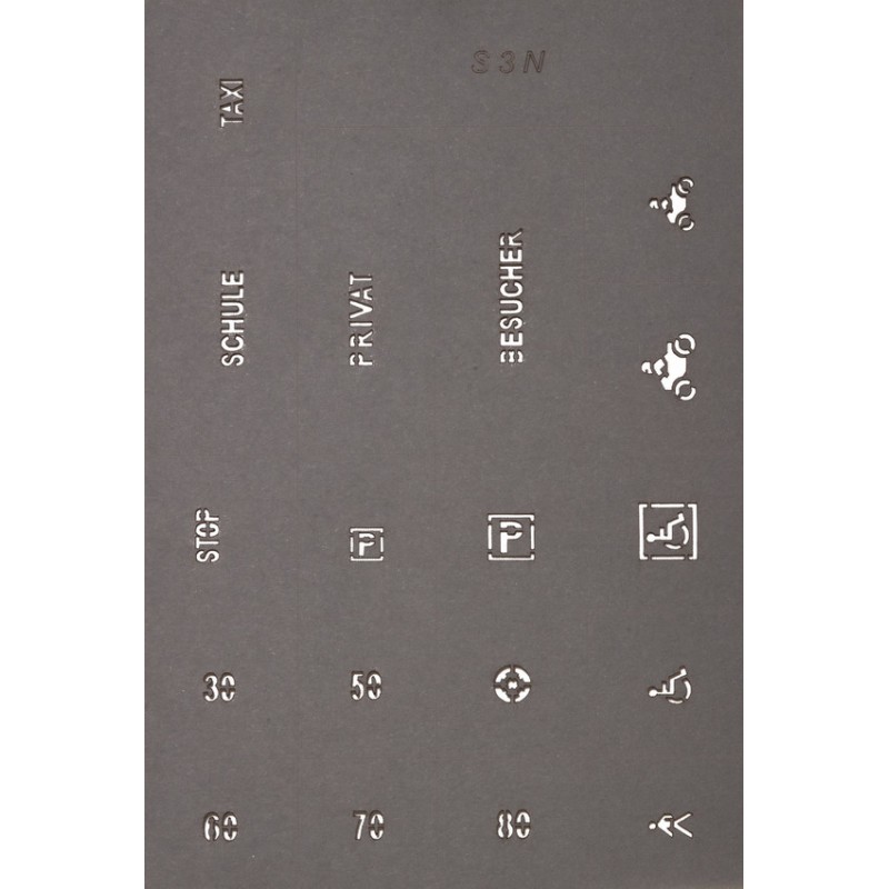 Segnaletica orizzontale. NOCH 34240