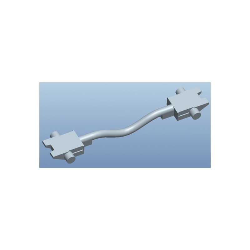 Set di 10 ganci per barra del tubo, 13,9 mm. MFTrain 83039