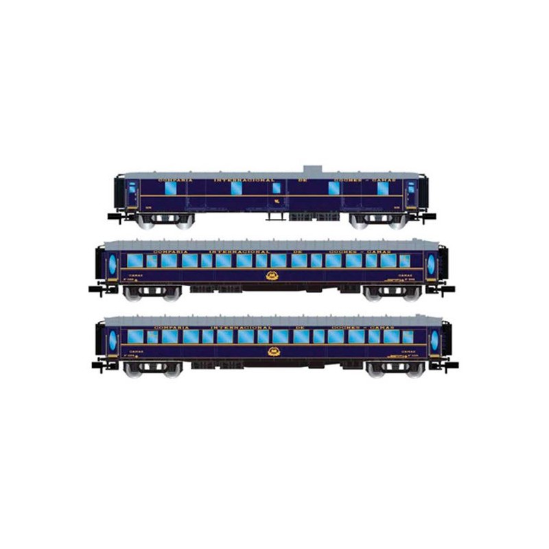 Set di 3 auto "Castellano Expreso". CIWL. ARNOLD HN4460