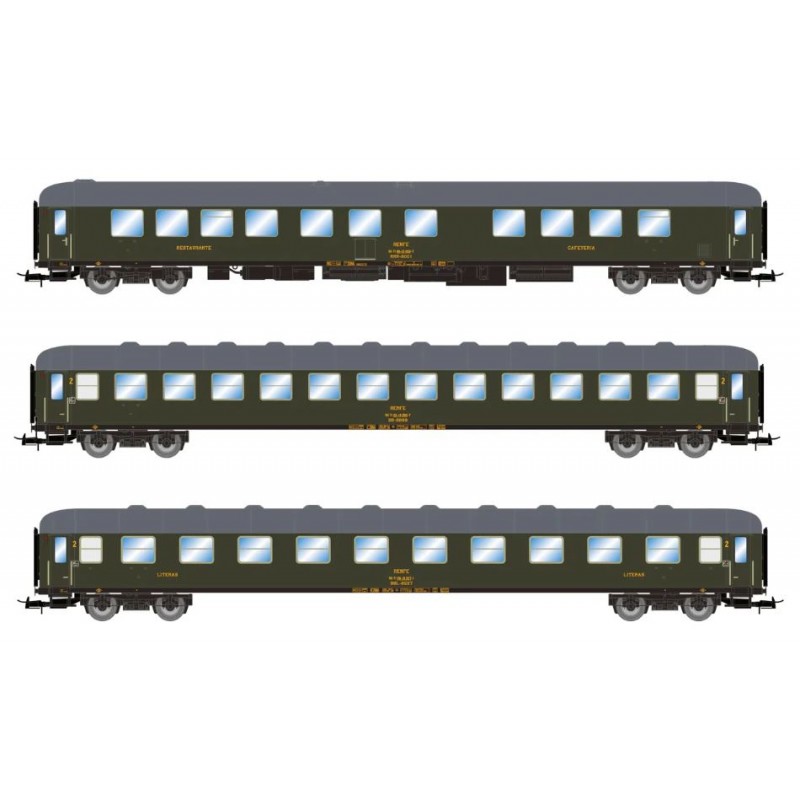 Set di 3 auto ''Costa Brava'', RENFE. ELECTROTREN HE4020