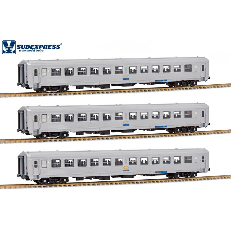 Set di 3 auto Sorefame, CP. "Tramway" anni '70. SUDEXPRESS S0619