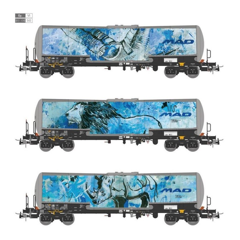 Set di 3 cisterne Zacns. SUDEXPRESS S783904