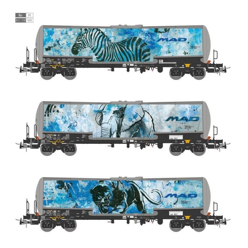 Set di 3 cisterne Zacns. SUDEXPRESS S783902