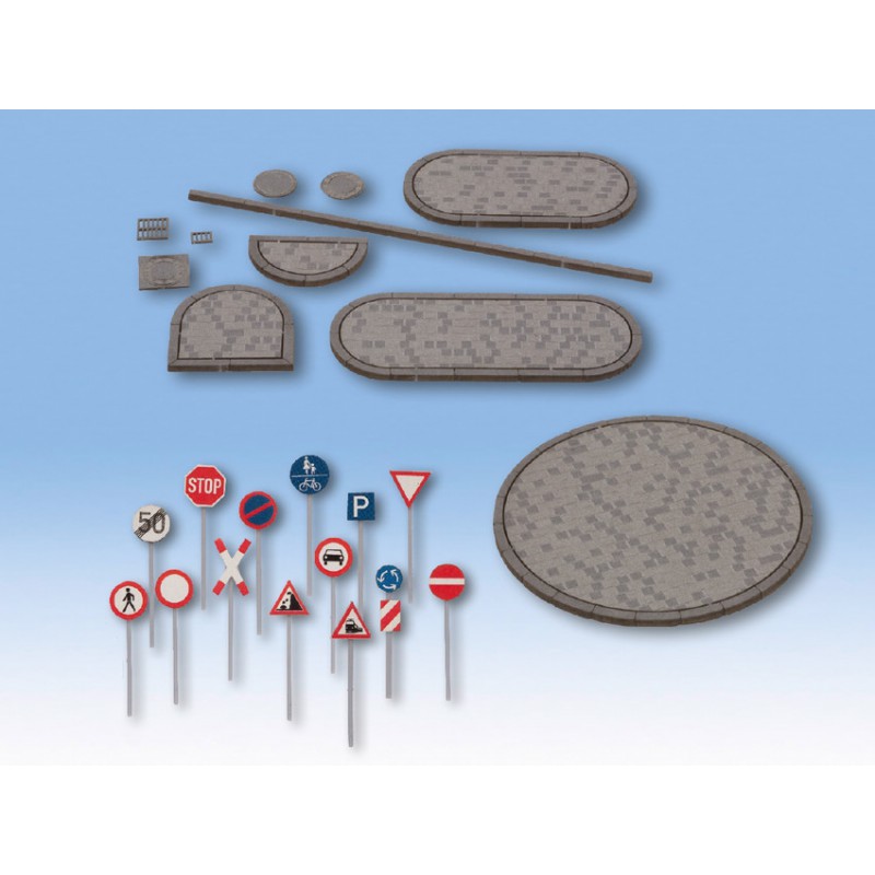 Set di decorazioni stradali. NOCH 60525
