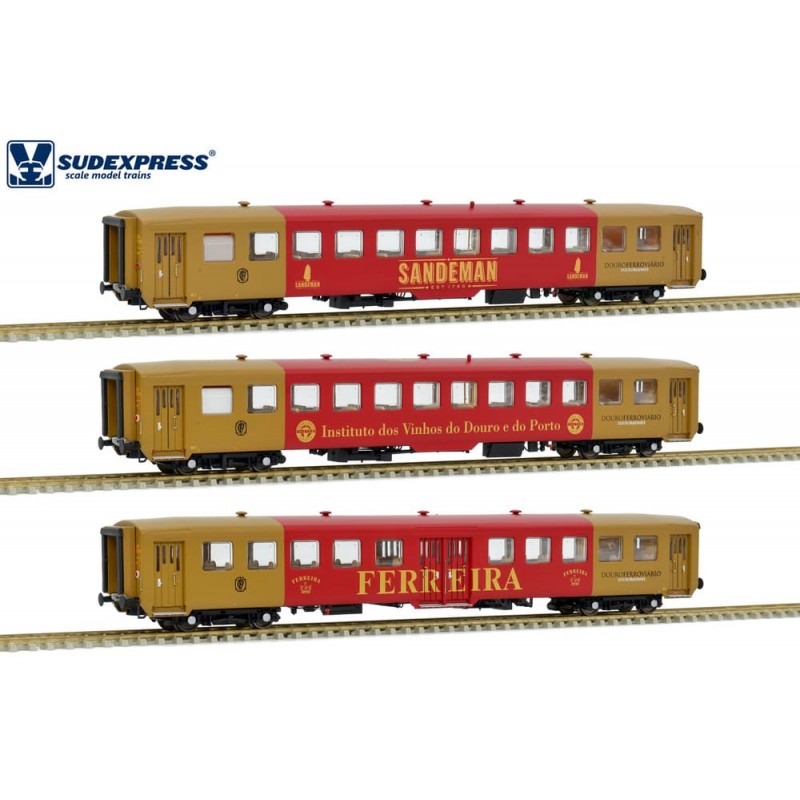 Set di tre auto Schindler ("Vinho do Porto"). Epoca V. SUDEXPRESS S1107