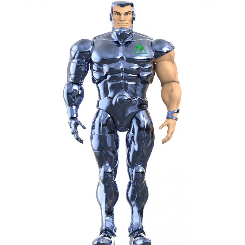 Preordine  SilverHawks Ultimates Action Figure Steelwill (Toy Version Vac Metal) 18 cm