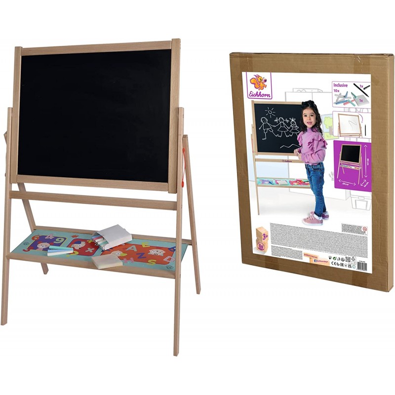 SIMBA - Lavagna Bifacciale 58x86 per Gessetti e Lato per Pennarelli - 2588