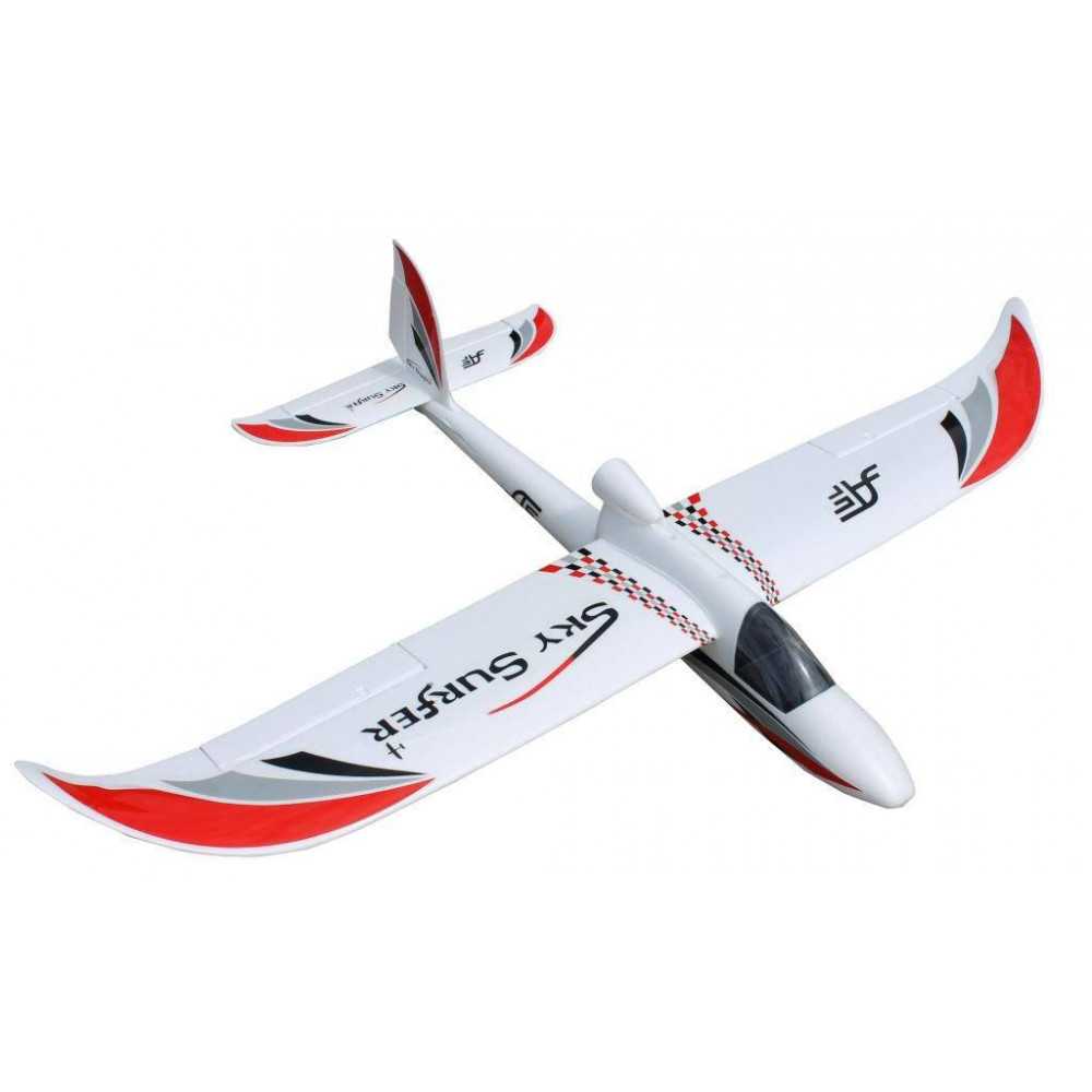Siva Toys Motoaliante elettrico Sky Surfer 1400mm EPO PNP V2 Rosso (art. 70200)