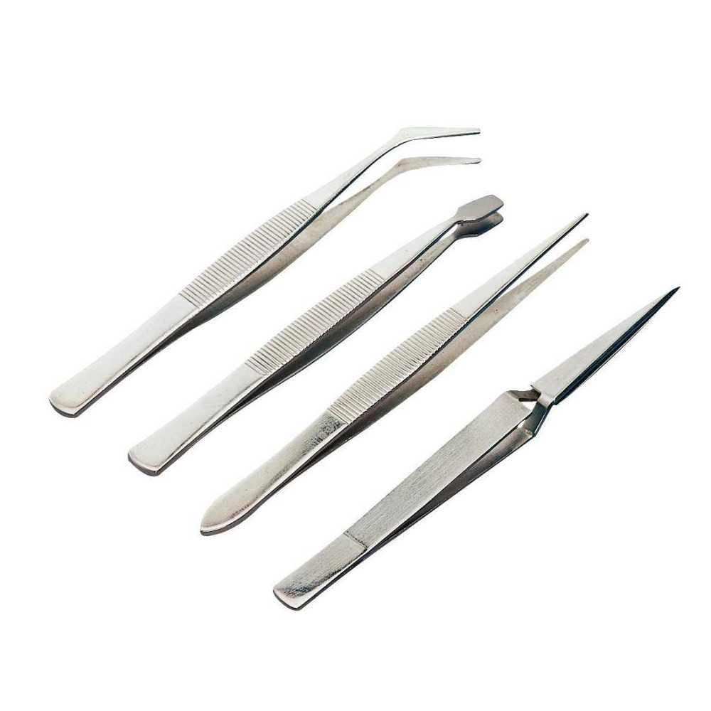 Siva Toys Set di quattro pinzette da 12cm Adatte per Modellismo (art. PZ54)