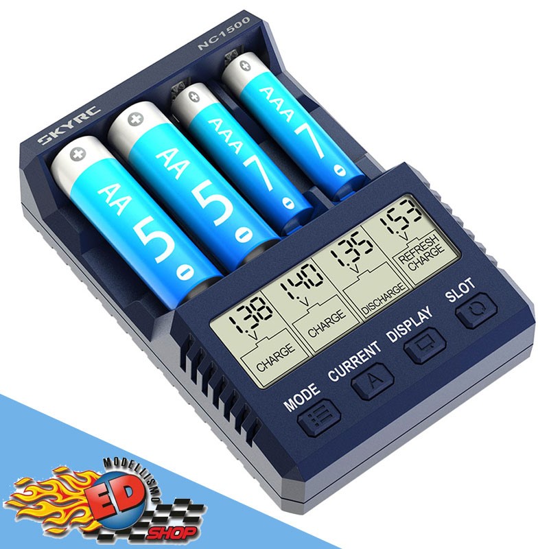 SKYRC NC1500 Charger Stilo AA-AAA x 4 con alimentazione USB - [SK100154]