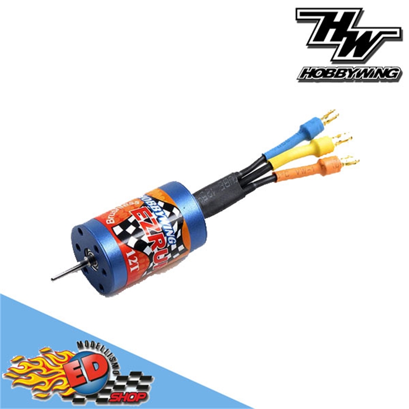 Hobbywing EZRUN 12T 7800KV Motore brushless x modelli 1/18 90010000 - [SL-12T-2030]