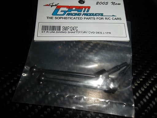 SMIF1247C Steel Rear Universal Swing Shafts 47mm for Kyosho Mini Inferno