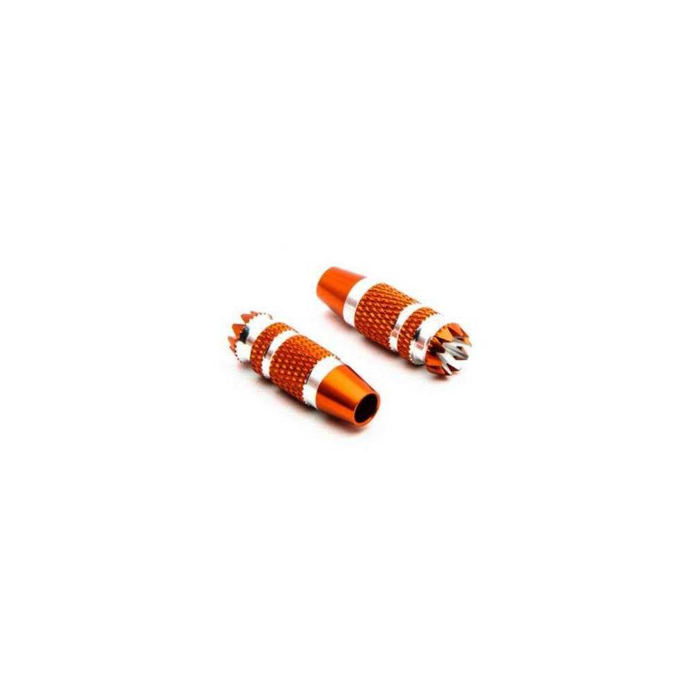 Spektrum Terminali Stick in Metallo da 24mm Orange 2 pezzi per DX6G2 DX7G2 DX8G2 (art. SPMA4005)