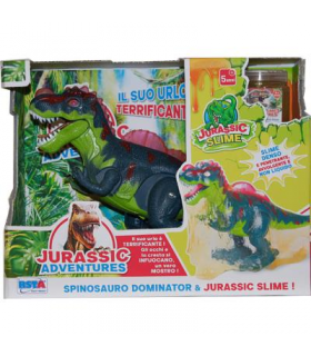 Spinosauro con slime jurassico