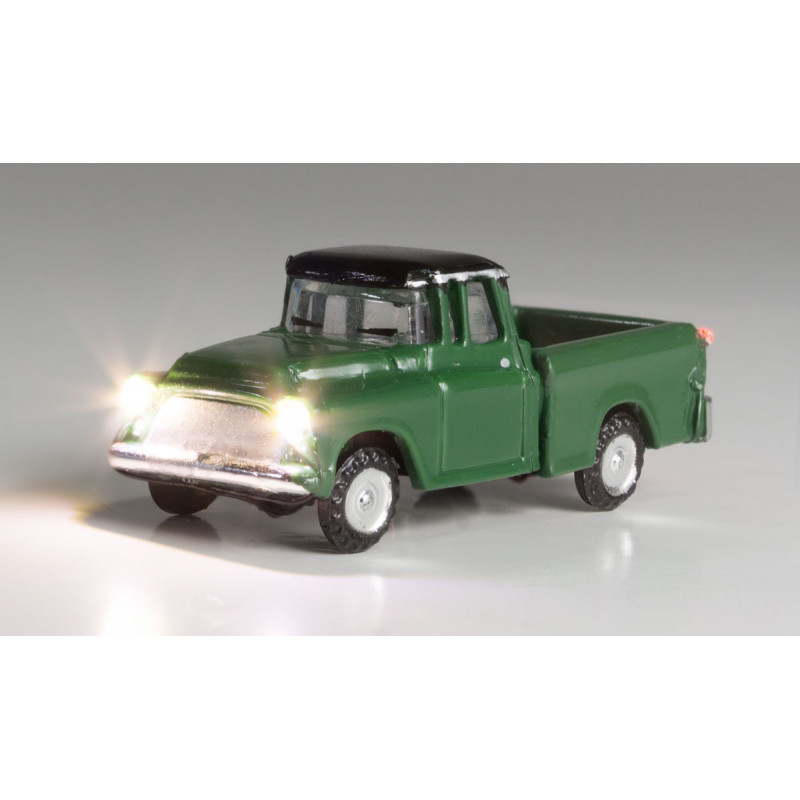 Pick-up verde con luci. WOODLAND SCENICS JP5610