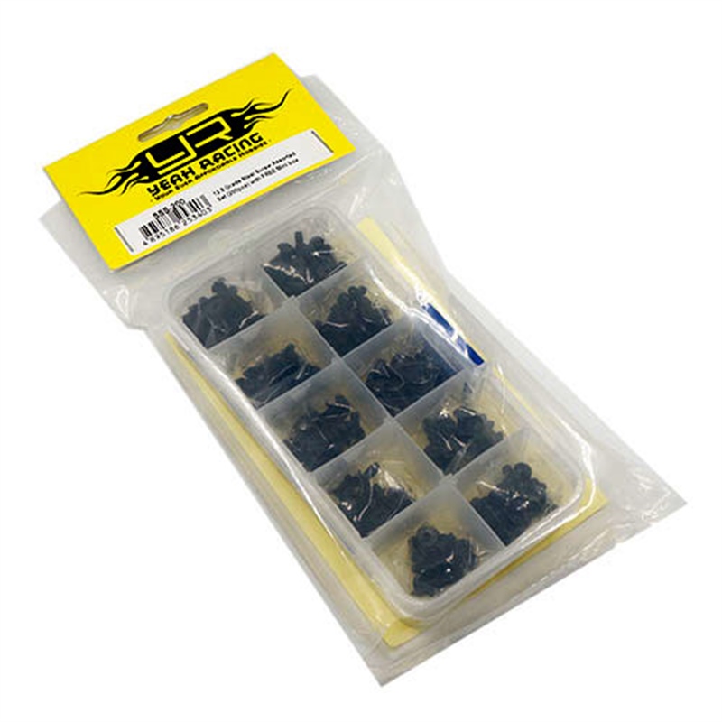 Yeah Racing Kit viti in acciaio alta resistenza in acciaio grado 12.9 assortite in box 200pz. - [SSS-200]