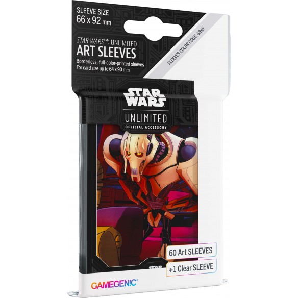 Standard - Star Wars Unlimited Art Sleeves - Generale Grievous (60+1 Bustine) - Gamegenic