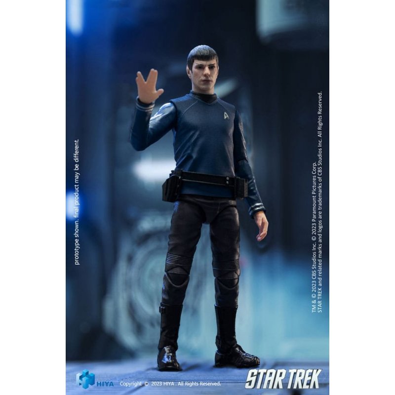 Star Trek Exquisite Mini Action Figure 1/18 Star Trek 2009 Spock 10 cm