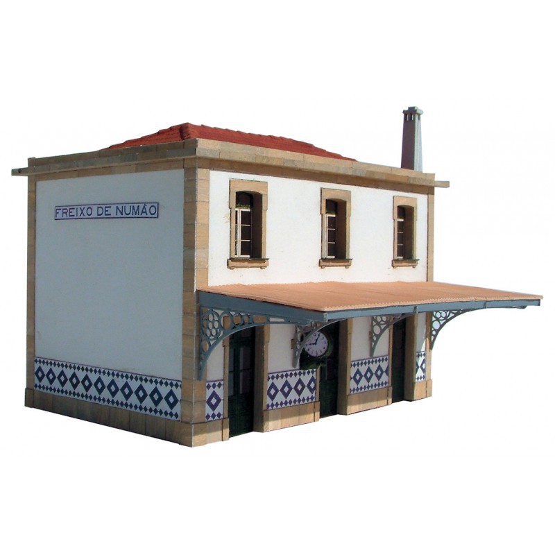 Stazione Freixo de Numão. Linea Douro. MODELISMO ARTESANAL MA_EF_02_EP