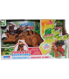 Stiracosauro con slime jurassico