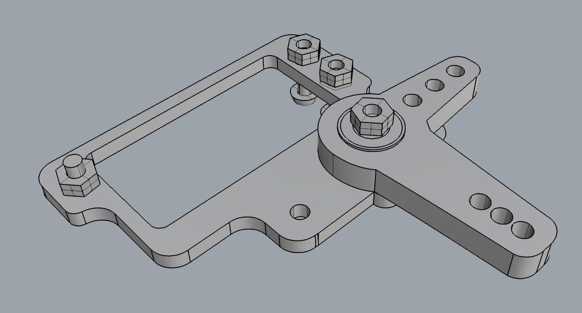 Supporto Servo LCG per Ponti Capra differenziale laterale