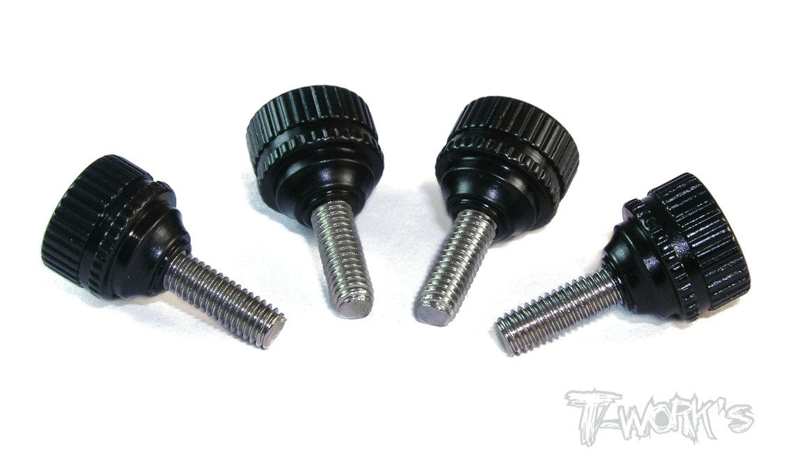 TA-025 Aluminum Nuts for 1/10 Set-up Triangle 4pcs.