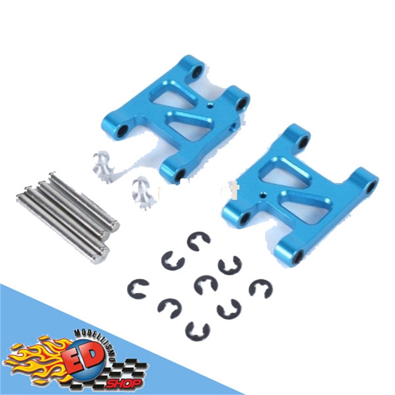 Yeah Racing braccetti anteriori inferiori in Alluminio BLU x Tamiya TA01, TA02 (no58161) e F150 - [TA01-001BU]