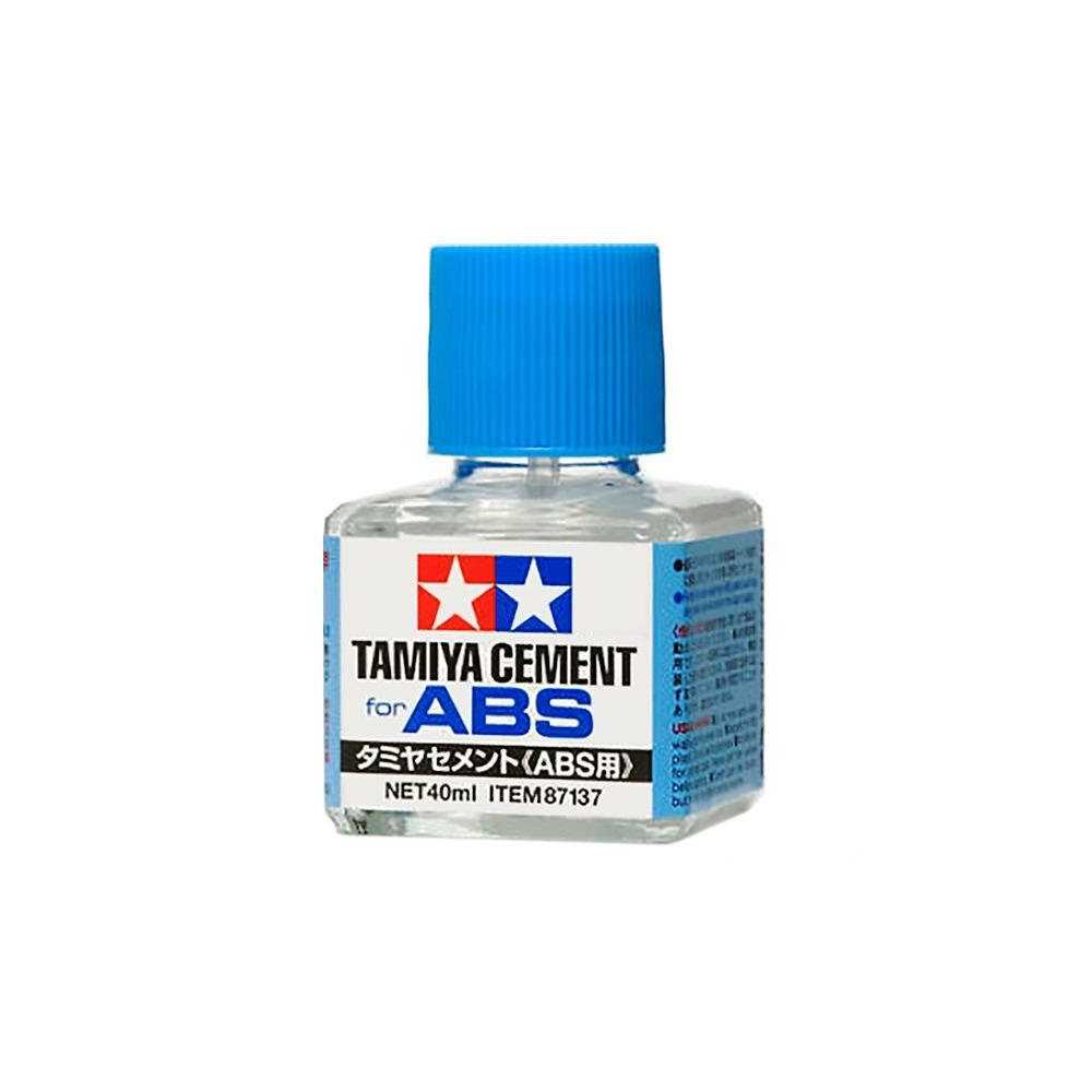 Tamiya Colla Cement liquida per Plastica ABS e Polistirene 40ml. (art. TA87137)