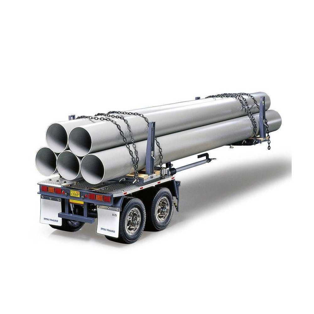 Tamiya Semirimorchio per trasporto tubi scala 1/14 (art. 56310)