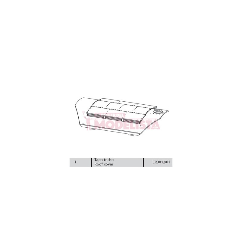 Copertura del tetto per 10359. ELECTROTREN - Repuestos ER3812/01