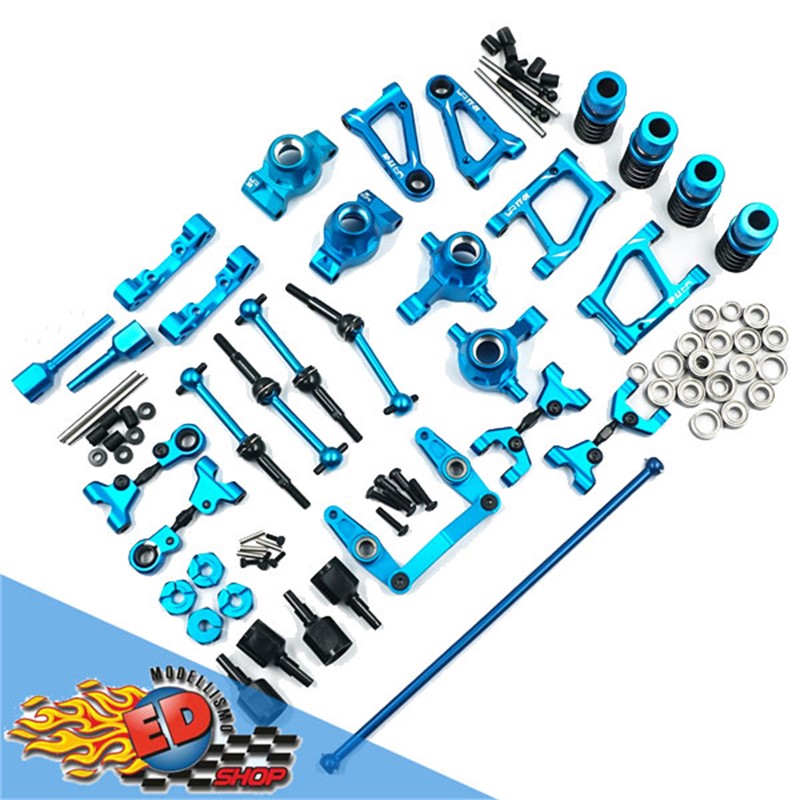 Yeah Racing Rapid Performance kit conversione in Alluminio BLU x Tamiya TT01 TT01E - [TATT-S05BU]