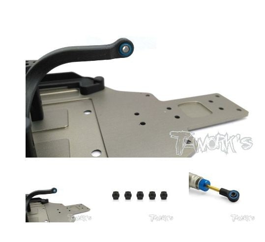 TE-150 7075-T6 Hard Coated Alum. 6mm Pivot Ball ( For Team Associated RC10 B6/ B6D ) 5pcs.