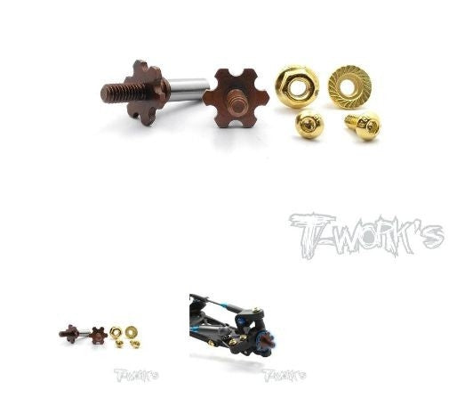 TE-153-S Spring Steel Light Weight Front Axle ( Team Associated RC10 B6/B6D )