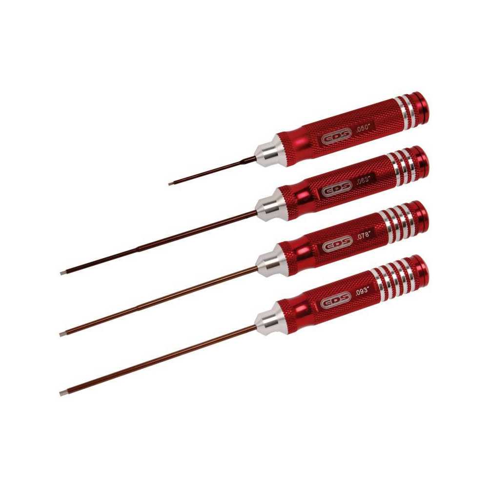 Team EDS Set chiave esagonali in pollici .050 / .063 / .078 / .093 (art. EDS-110882)