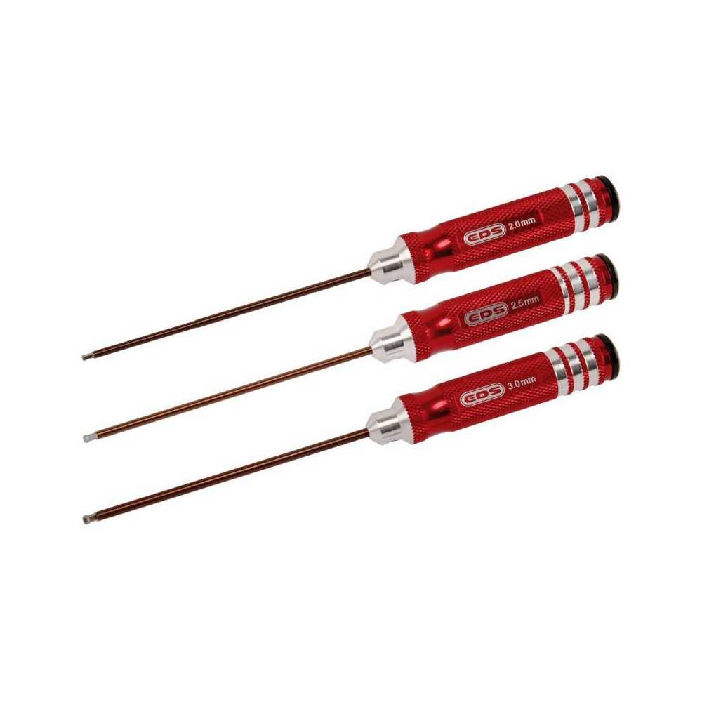 Team EDS Set chiavi esagonali Poliedriche 2.0 / 2.5 / 3.0 x 120mm (art. EDS-120991)