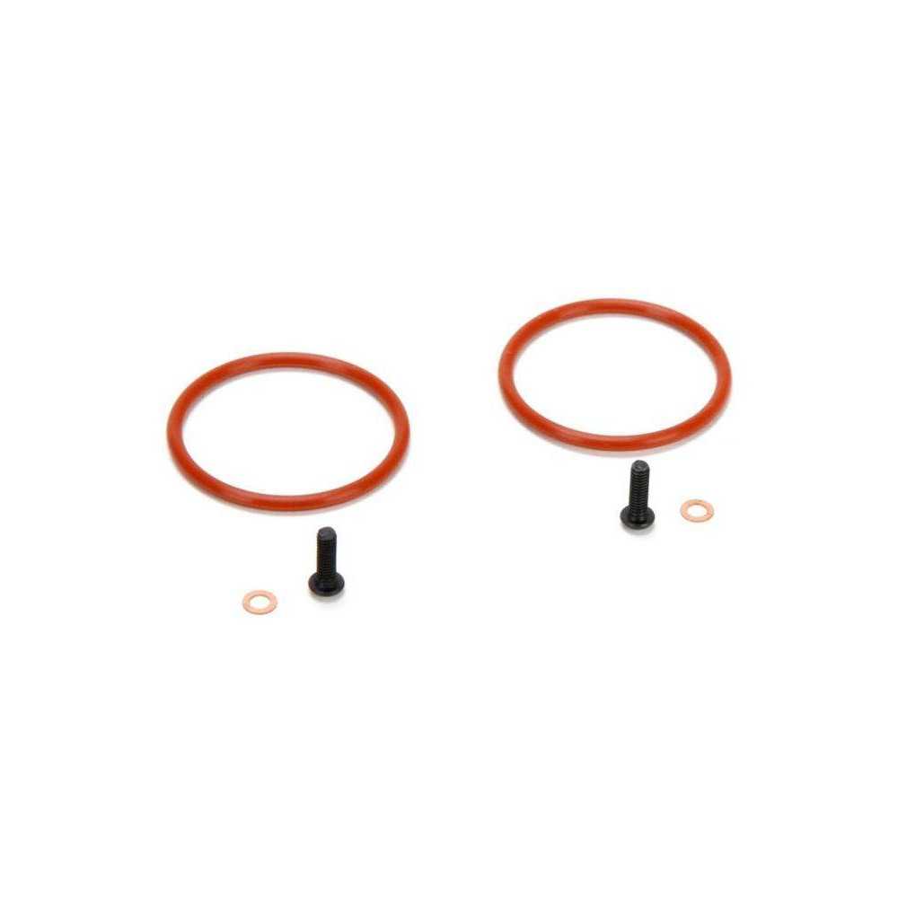 Team Losi Set viti e rondelle tappo ammortizzatore con vite di spurgo: 5T, MINI WRC (art. TLR353004)