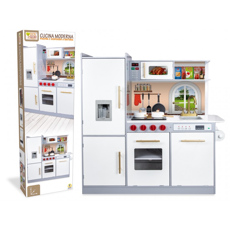 TEOREMA - Fatto di Legno Cucina 102cm. h con Accessori - 40648