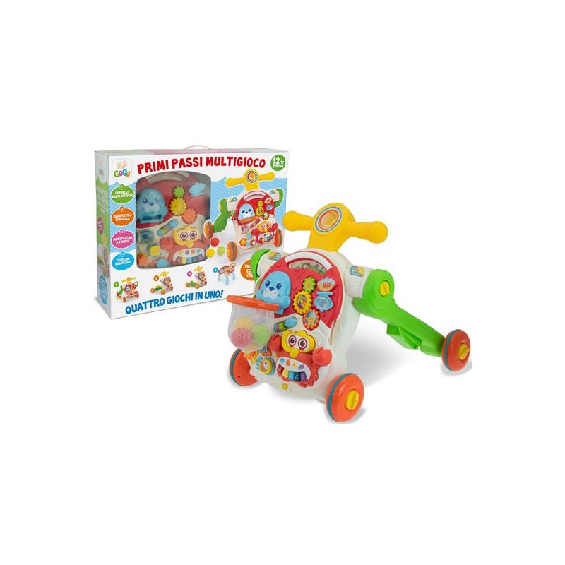 TEOREMA - Gogo Primi Passi 4 in 1 con Luci e Suoni - 67318