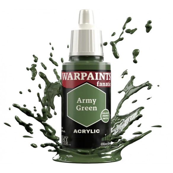 The Army Painter - Warpaints Fanatic - Army Green (18 ml)