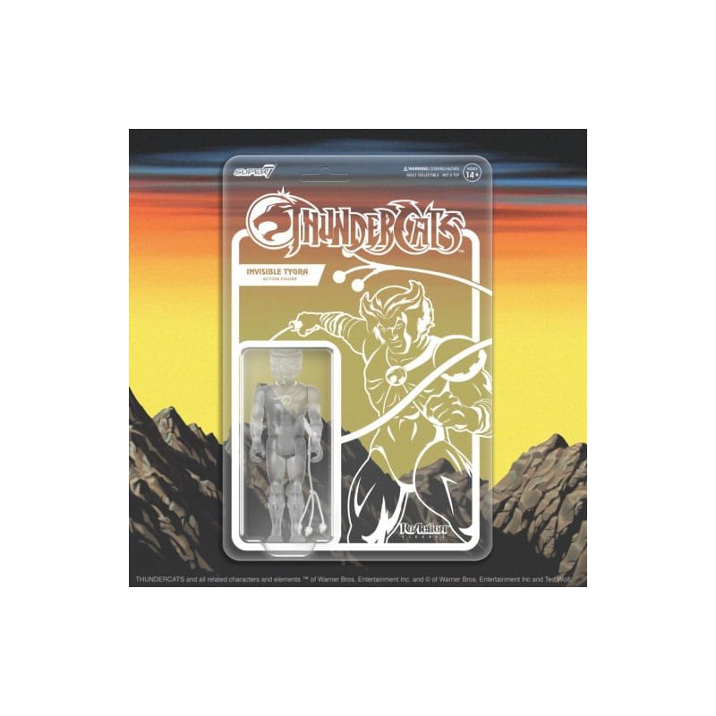 Thundercats ReAction Action Figure Tygra (Clear) 10 cm